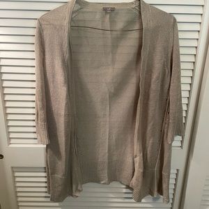 J. Jill Cardigan Size Medium Tan